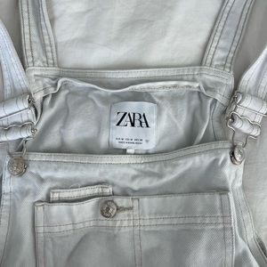 Zara White Jean Shorts